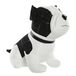 ITEM international ITEM Deurstopper Hond - 1 kilo - wit/zwart - polyester - 29 x 18 x 26 cm