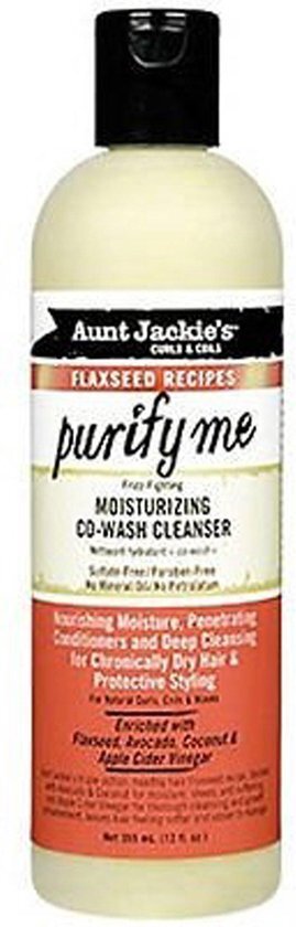 Aunt Jackies Aunt Jackie s Curls & Coils Flaxseed Recipes Purify Me Moisturizing Co-Wash Cleanser 237 ml