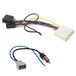 Sound-way ISO Aansluitkabel Conector, Kabel Adapter Autoradio, compatibel met Nissan, Renault, Opel