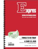 Sigel Expres Things-to-do-today Boek A5 Spiraal 100 Vel Geel