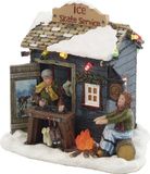 Luville Village de Noël Miniatuur Service de patinage - L11,5 x l9 x H11 cm