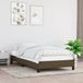 Maison Exclusive - Cadre de lit sans matelas Marron foncé 90x200 cm Tissu