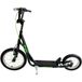 ENERO GHOST trottinette avec pneus gonflables et 2 freins à main, vert