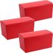 Santex Cadeaudoosje/Bonbondoosje - 12 x 6 cm - Bruiloft Bedankje - 50 stuks - Rood - 250 gram