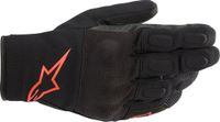 Alpinestars S Max Drystar Handschoenen Zwart Rood Fluo Maat XL