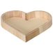 Artemio Dienblad Hart, Hout, Beige, 21 x 3,5 x 22 cm