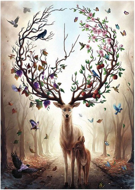 Ravensburger Legpuzzel Magisch Hert - 1000 stukjes - Vanaf 14 jaar