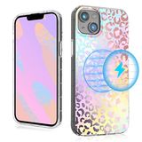 MYBAT PRO Magnetisch slank hoesje voor iPhone 14 Plus hoesje 6,7 inch, compatibel met MagSafe, Mood-serie voor vrouwen meisjes, militaire kwaliteit valschokbestendig, niet-vergelende beschermhoes