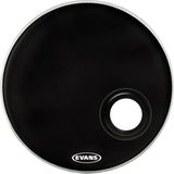 Evans BD22REMAD 22", zwart, bas Drum Reso - Bass drumvel