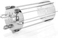 BBQ-Toro Rondel de grill en acier inoxydable pour tournebroche, cadre de broche universel pour rôtissoire, 6 brochettes