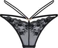 Hunkemöller Highleg Thong Zara Zwart