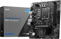 MSI PRO H610M-E - Micro ATX Moederbord - Intel H610 - LGA 1700 - DDR5