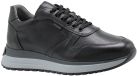 Nero Giardini Lage Sneakers Leer Zwart Heren Maat 43