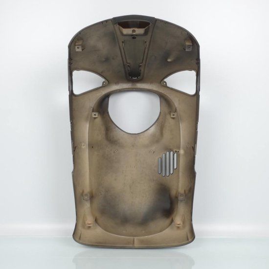 SCUDO One Voorskirt voor Piaggio 50 Liberty-scooter, glanzend zwart