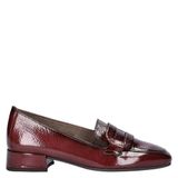Gabor leren loafers met blokhak - bordeaux