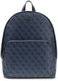 GUESS Milano Backpack Blue Denim rugzak met laptopvak