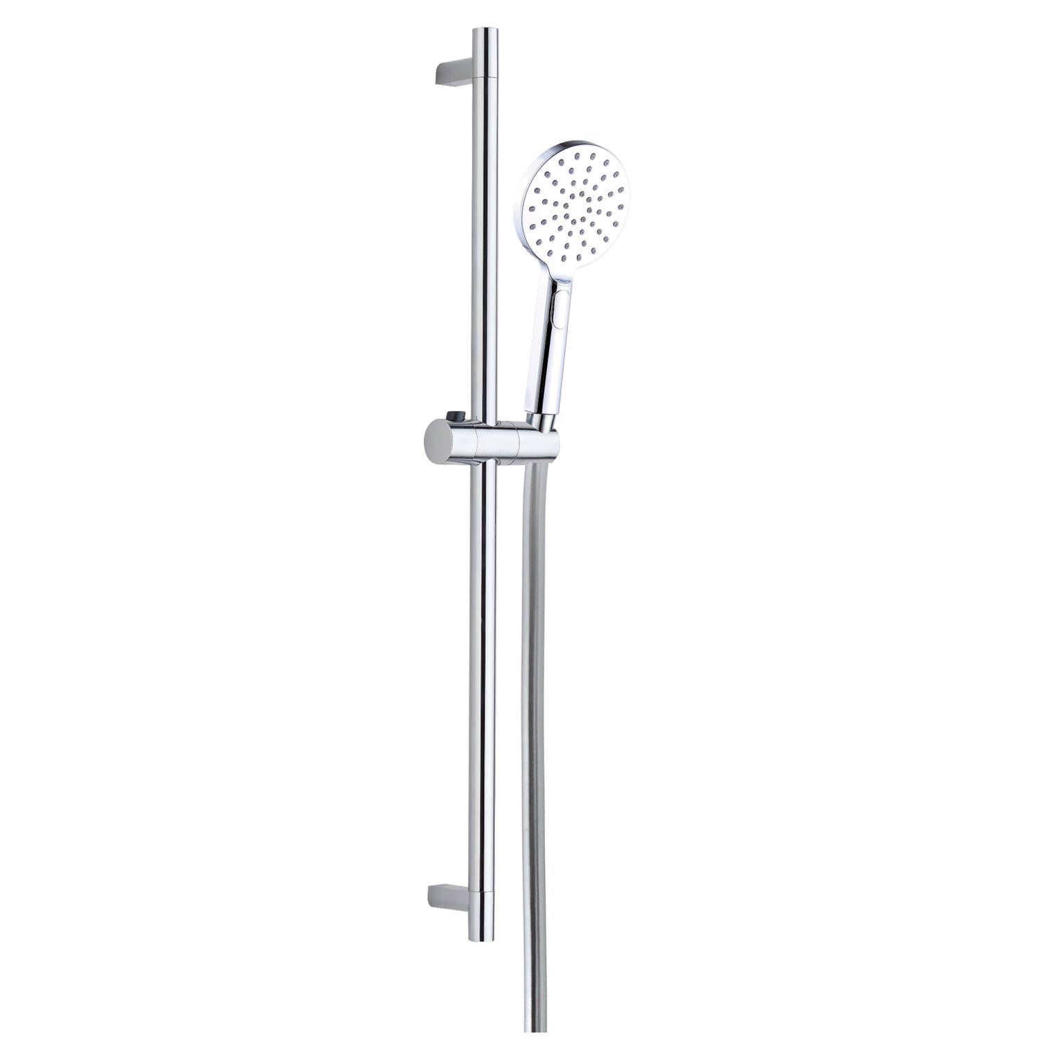 4bathroomz Design Douche Glijstangset Chroom - Zilver - Kunststof - 2023
