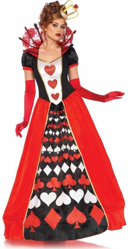 Generik Queen Of Hearts Deluxe Dames KostuumLeg Avenue