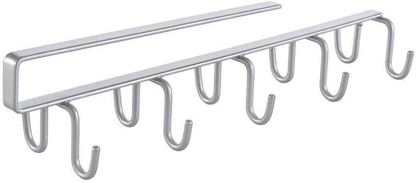 Metaltex Ophanghaakjes - 25 x 6 cm - Zilver