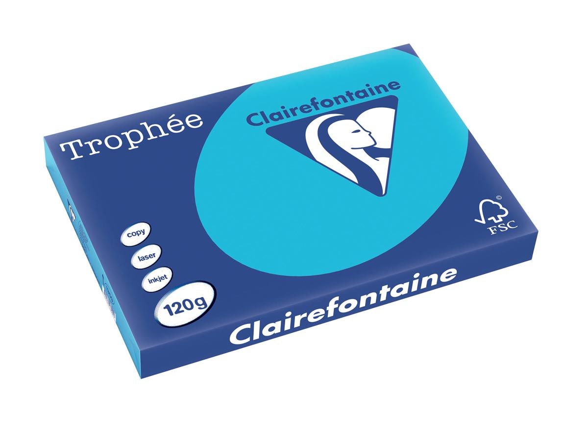 Clairefontaine Trophée Intens A3 koningsblauw 120 g 250 vel