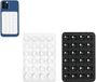 GadgetBay Telefoonhouder met Zuignappen - Sterke Grip - Wit Zwart - 1 stuk