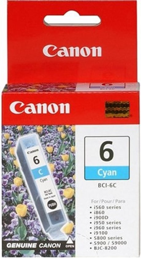 Canon BCI-6C Cyan Ink Cartridge Original Cyaan