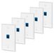 Merkloos Cat6 Ethernet Wandcontactdoos met 1 Poort RJ45