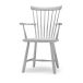 Stolab Lilla Åland Chaise avec accoudoirs Gris clair (boleau)