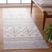 Safavieh Boho tapijt - Arizona Collection - ivoor en zwart - 62 x 240 cm
