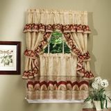 Bedrukte Achim Home Decor Bedrukte Cottage raamgordijnset