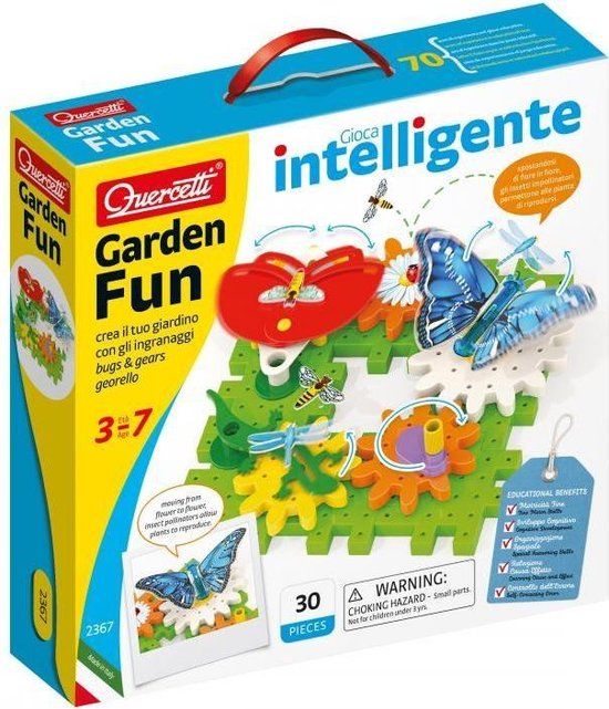 Quercetti Georello Garden Bugs & Gears 30-piece - Multicolor