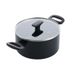 GreenChef, kookpan, 20 cm, 3,11 L, PFAS-vrij, keramische antiaanbaklaag, geschikt voor inductie, vaatwasserbestendig, zwart