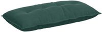 vidaXL Rugkussen Donkergroen 100 x 50 cm Corduroy stof