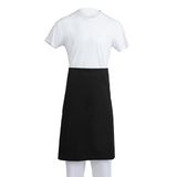 Whites Chefs Clothing schort met normale taille, zwart, materiaal: polykatoen, afmetingen: 915(b) x 762(l)mm, fa968