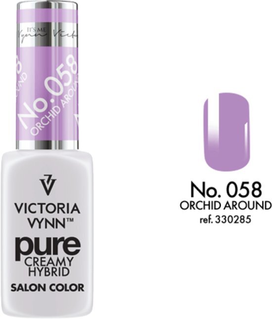 VICTORIA VYNNâ„¢ Gel Nagellak - Gel Polish - Pure Creamy Hybrid - 8 ml - Orchid Around - 058