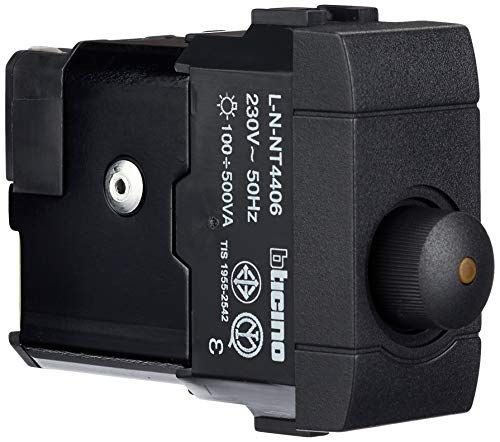 BTicino Living International L4406 Dimmer voor lasten, 500 W, 1 module