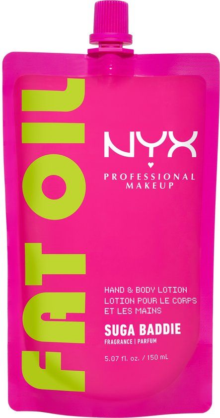 NYX Professional Makeup Fat Oil Body Lotion - 24 uur hydratatie - Voor een frisse en stralende glow - Suga Baddie