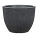 Scheurich Barceo 47 Plantenbak/Bloempot/Plantenbak, rond, kleur: Stony Black, gemaakt met gerecycled kunststof, 10 jaar garantie, voor buiten