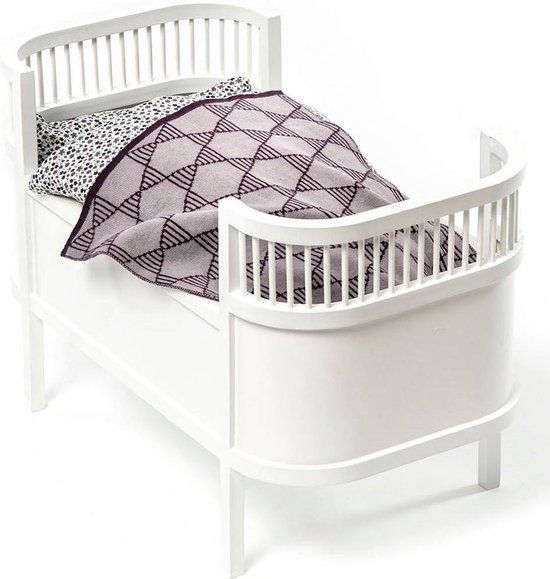 Smallstuff - Houten Poppenbed Rosaline - Wit - 6+ jaar