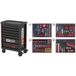KS Tools Servante 7 tiroirs power edition (208 outils) noir