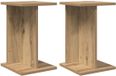 vidaXL Plantenstandaard 2 stuks Artisanaal eiken 25 x 25,5 x 40,5 cm