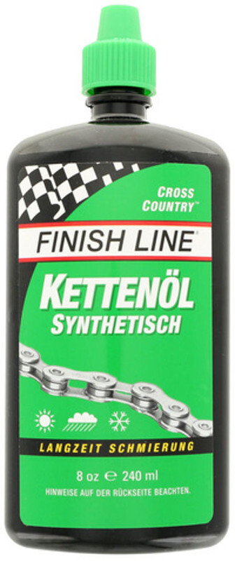 Finish Line CrossCountry met 240ml spuitfles groen/zwart