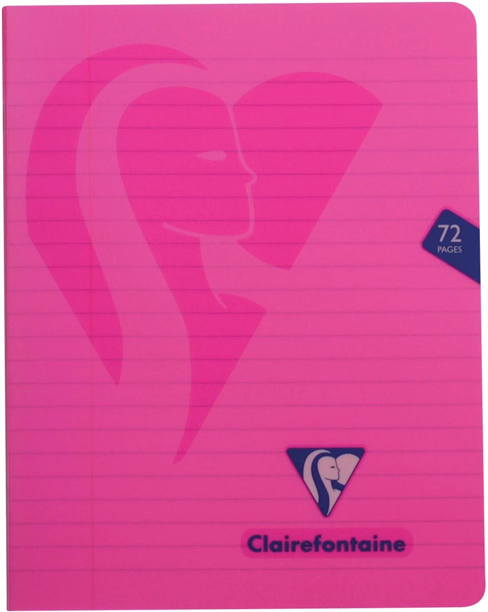 Clairefontaine Mimesys A5 72pgs Ruled Notebook - Assorted Colors