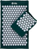 oCreon Vital acupressuur matset, inclusief massage mat en kussen, met tas en een kussentje voor zelfmassage