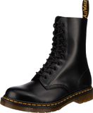 Dr. Martens 1490 Veterboots Zwart Leer Unisex Maat 46
