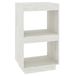 vidaXL Boekenkast/kamerscherm 40x35x103 cm massief grenenhout wit