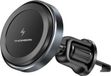 Thomson Support de téléphone magnétique pour voiture, chargeur sans fil 15W, fixation par grille d'aération, rotatif à 360°, compatible MagSafe