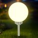 Spetebo LED-zonne-energie bollamp - 20 cm / warm wit