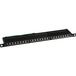 InLine 76224B patch paneel 0.5U RJ-45 Cat6 Zwart