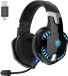 Phoinikas G2000 Max - 2.4GHz Casque de jeu sans fil - Noir